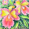 Image 2 : Alexander Antanenka, "Orchid Beauty" Framed Original Oil Painting on Canvas (41" x 41"), Hand Signed