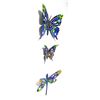 Image 2 : Patricia Govezensky- Original Painting on Cutout Steel (Set of 3) "Set of 3 Butterflies"