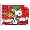 Image 2 : Tom Everhart- Hand Pulled Original Lithograph "Low Fat Meal Over Santa Monica"