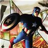 Image 2 : Marvel Comics "Captain America #1" Numbered Limited Edition Giclee on Canvas by Steve McNiven with C