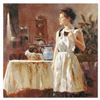 Image 1 : Pino (1939-2010), "Sunday Chores" Artist Embellished Limited Edition on Canvas, CP Numbered and Hand