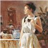 Image 2 : Pino (1939-2010), "Sunday Chores" Artist Embellished Limited Edition on Canvas, CP Numbered and Hand