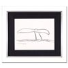 Image 1 : Wyland, "Whale Tail" Framed Original Sketch, Hand Signed with Certificate of Authenticity.