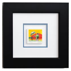 Peter Max- Original Lithograph "Umbrella Man II (Mini Series)"