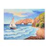 Image 1 : Alexander Antanenka, "Sailing By the Coast" Original Oil Painting on Canvas, Hand Signed with Certif