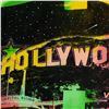 Image 2 : Steve Kaufman (1960-2010), "Hollywood" Hand Embellished Limited Edition Silkscreen on Canvas, TP Num