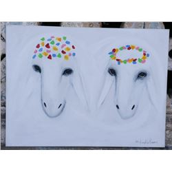 Menashe Kadishman- Original Oil on Canvas