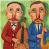 Image 2 : Mikheil Mikaberidze, Original Oil Painting on Canvas, Hand Signed Inverso with Certificate of Authen
