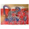 Image 1 : Mark Kostabi "The Future Is Now" Hand Signed Original Artwork with COA.