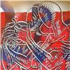 Image 2 : Mark Kostabi "The Future Is Now" Hand Signed Original Artwork with COA.