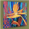 Image 3 : "Bird of Paradise" Limited Edition Giclee on Canvas by Simon Bull, Numbered and Signed. This piece c