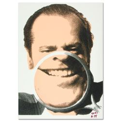 Ringo (Protege of Andy Warhol's Apprentice - Steve Kaufman), "Jack" One-of-a-Kind Hand Pulled Silksc