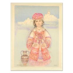 Edna Hibel (1917-2014), "Aegea" Limited Edition Lithograph, Numbered and Hand Signed with Certificat