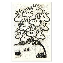 Tom Everhart- Hand Pulled Original Lithograph "Party Crashers"