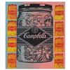 Image 1 : Steve Kaufman (1960-2010), "Campbell's Soup" Hand Painted Limited Edition Silkscreen on Canvas, TP N
