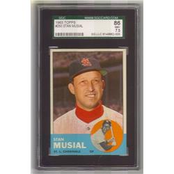 STAN MUSIAL 1963 TOPPS BASEBALL CARD