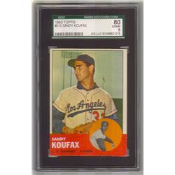 SANDY KOUFAX 1963 TOPPS BASEBALL CARD