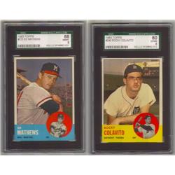 ED MATHEWS & ROCKY COLAVITO BASEBALL CARDS