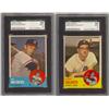 Image 1 : ED MATHEWS & ROCKY COLAVITO BASEBALL CARDS