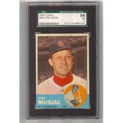 STAN MUSIAL 1963 TOPPS BASEBALL CARD