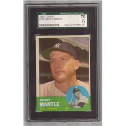 MICKEY MANTLE 1963 TOPPS BASEBALL CARD