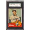 Image 1 : SANDY KOUFAX 1963 TOPPS BASEBALL CARD