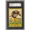 Image 1 : RAY NITSCHKE 1963 TOPPS ROOKIE FOOTBALL CARD
