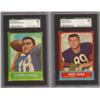 Image 1 : ROMAN GABRIEL & MIKE DITKA FOOTBALL CARDS