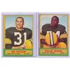Image 1 : JIM TAYLOR & WILLIE WOOD FOOTBALL CARDS