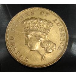 1889 $3 GOLD COIN