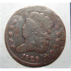 1828 HALF-CENT