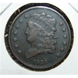 1832 HALF-CENT