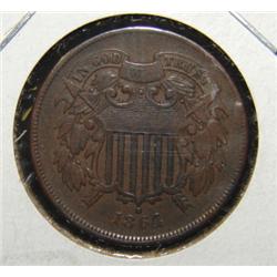 1864 TWO-CENT PIECE