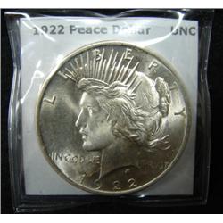 1922 U.S. PEACE SILVER DOLLAR