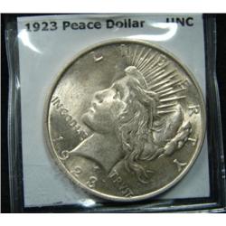 1923 U.S. PEACE SILVER DOLLAR