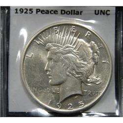 1925 U.S. PEACE SILVER DOLLAR