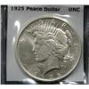 Image 1 : 1925 U.S. PEACE SILVER DOLLAR