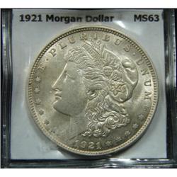 1921 U.S. MORGAN SILVER DOLLAR