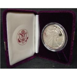 1986 U.S. SILVER DOLLAR AMERCIAN EAGLE PROOF
