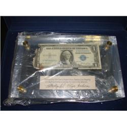 1935-E $1 U.S. SILVER CERTIFICATE FROM S.S. ANDRE