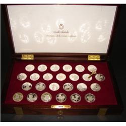 1988 COOK ISLANDS COINS OF THE GREAT EXPLORERS SE