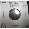 Image 1 : 1863 CIVIL WAR TOKEN