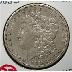 1885-S MORGAN SILVER DOLLAR