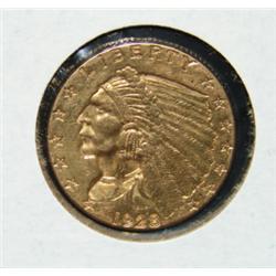 1928 $2 ½ INDIAN GOLD COIN