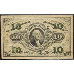 1863 TEN CENT FRACTIONAL CURRENCY NOTE