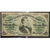 Image 1 : 1863 TWENTY-FIVE CENT FRACTIONAL CURRENCY NOTE