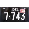 Image 1 : LIVE DELAWARE FOUR DIGIT VEHICLE TAG #7743