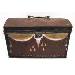 PRIMITIVE TOLEWARE TEA CADDY