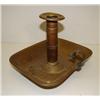 Image 2 : 19TH CENTURY BRASS PUSH-UP CANDLESTICK