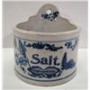 Image 1 : BLUE SALT-GLAZED SALT CROCK